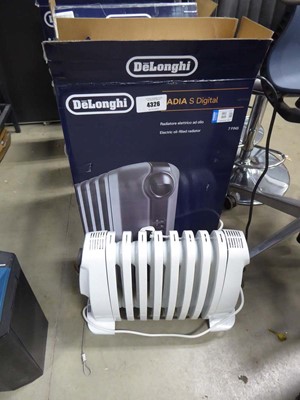 Lot 4326 - Delonghi Radia S digital radiator in grey with...