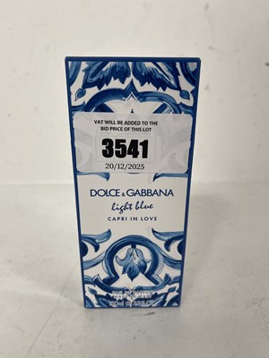 Lot Dolce & Gabanna light blue capri in love eau...