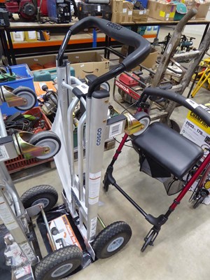 Lot 4367 - Cosco folding aluminum sack barrow