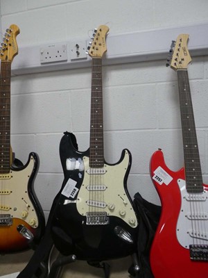 Lot 2258 - Venom 6 string electric guitar in black and...