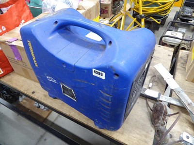 Lot 4399 - Hyundai HY1000si hx53 generator