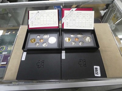 Lot 2298 - (4) 2 Royal Canadian mint coin sets