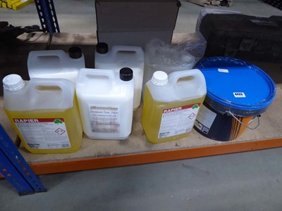 Lot 4433 - 3 tubs of glossy metalized floor polish plus 2...