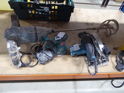 Lot 4436 - Hychika hand sander with a circular saw and a...