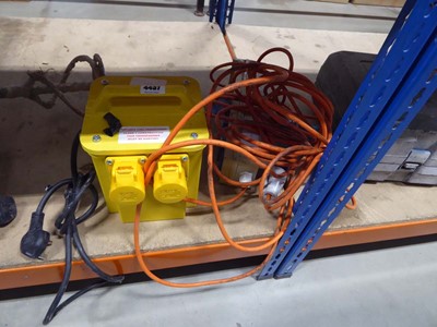 Lot 4437 - Portable transformer