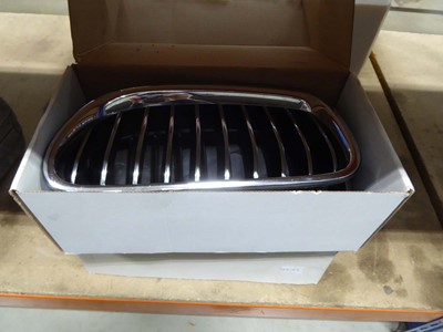 Lot 4439 - 2 boxes of BMW chrome grills
