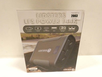 Lot 2063 - Lidsters LFS Power 144K mAh portable battery...