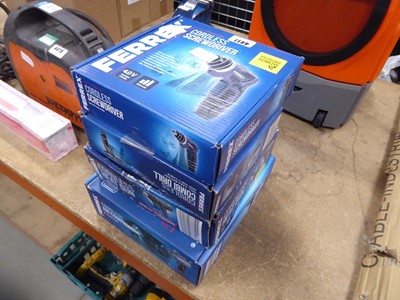 Lot 4417 - 4 boxes of Ferrex cordless screwdrivers