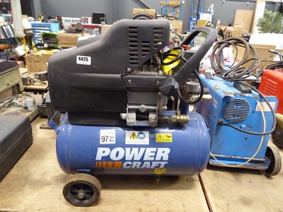 Lot 4425 - Power Craft air compressor 230v