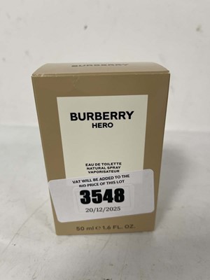 Lot Burberry hero eau de toilette 50ml