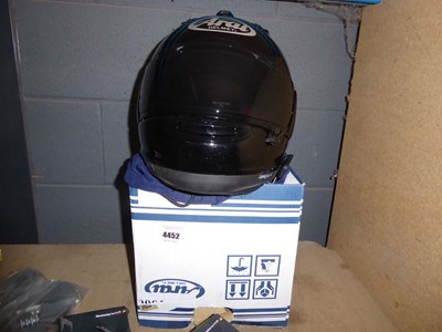 Lot 4452 - Aria black helmet with box