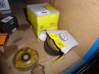 Lot 4454 - 3 boxes of Klingspor A24 extra abrasive metal...