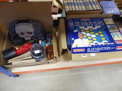 Lot 5401 - 2 boxes containing board games, childrens toys...