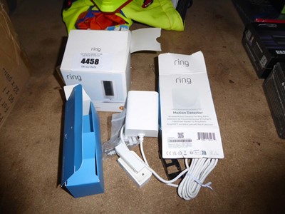 Lot 4458 - Selection of Ring items including camera, 2...