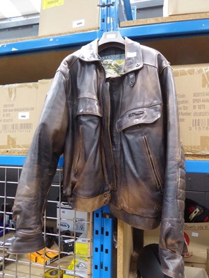 Lot 4470 - Frank Thomas 'Barnstormer' leather pilot jacket