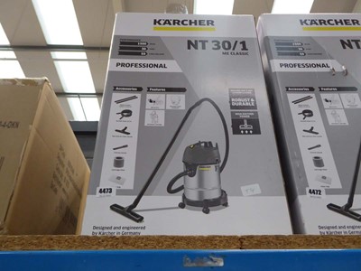 Lot 4473 - Boxed Karcher ND30/1ME classic hoover