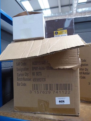 Lot 4478 - Oakey 4 pack flexible sanding sponges fine 100...