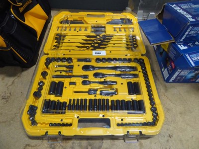 Lot 4508 - DeWalt socket and wrench set (incomplete)