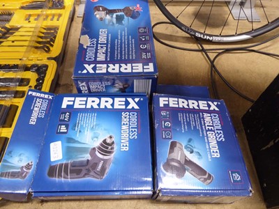 Lot 4509 - Boxed cordless angle grinder, boxed cordless...