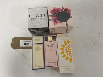 Lot 5x Various perfumes to include Jimmy Choo,...