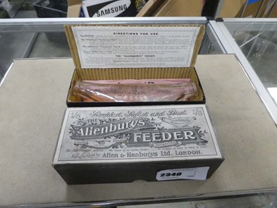 Lot 2340 - Vintage boxed Allenburys baby feeder