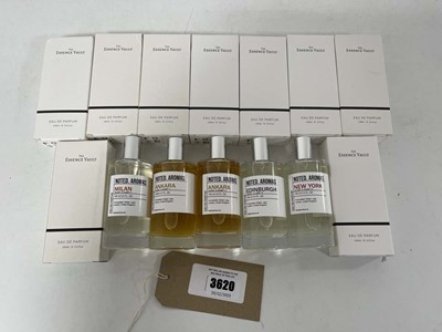 Lot 9x The Essence Vault perfumes plus 5x Noted...