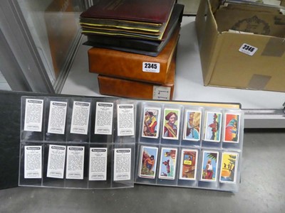 Lot 2345 - 5 albums containing cigarette cards