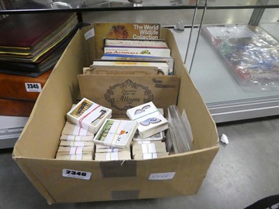 Lot 2346 - Box of various cigarette cards