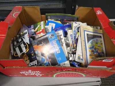 Lot 2363 - Box containing football programmes