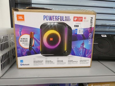 Lot 2366 - Boxed JBL Harman Partybox Encore portable...