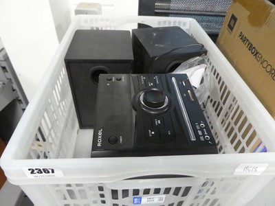 Lot 2367 - Roxel RCD 250BT mini Hi-Fi system with 2...