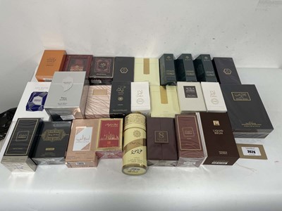 Lot Large selection of various Arabian perfumes