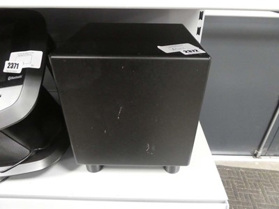 Lot 2372 - REL Acoustics Quake sub base speaker system