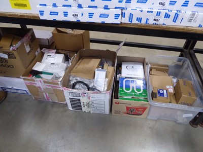 Lot 4538 - Under bay of camera mounts, circular LED...