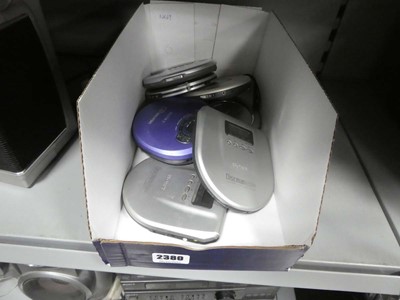 Lot 2380 - Selection of Sony Discmen and CD Walkmans