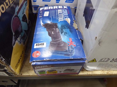 Lot 4549 - Boxed Ferrex 20V multi tool