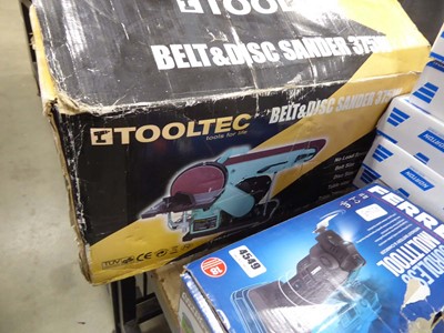 Lot 4550 - Boxed Tooltech belt and disc sander
