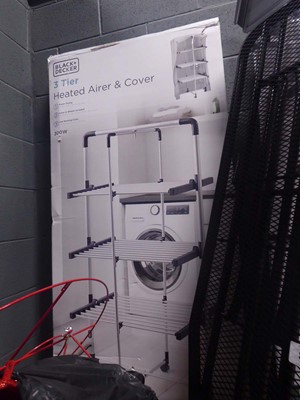 Lot 3327 - Black and Decker 3 tier heated airer