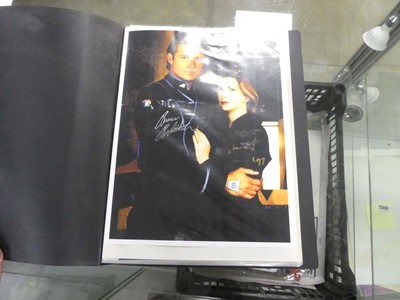 Lot 2355 - Folder containing signed photos from Babylon 5...