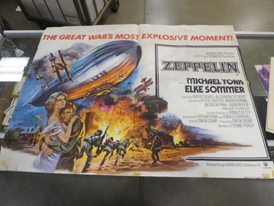 Lot 2358 - Selection of film posters, including Zeppelin,...