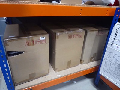 Lot 3336 - 3 boxes of magazine racks