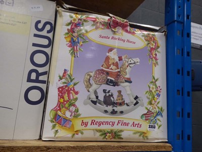 Lot 3353 - Santa rocking horse