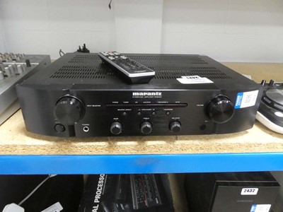 Lot 2421 - Marantz integrated amplifier (PM6004) with remote