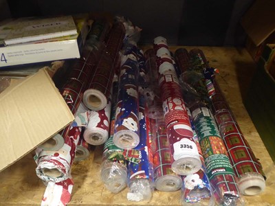 Lot 3356 - Qty of Christmas wrapping paper