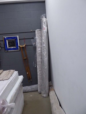 Lot 5431 - Large mottled brown and blue carpet