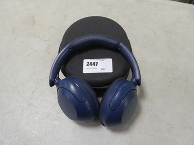 Lot 2447 - Pair of Sony headphones in case