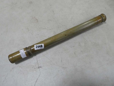 Lot 2449 - Military issue telescope