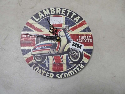 Lot 2454 - Lambretta clock