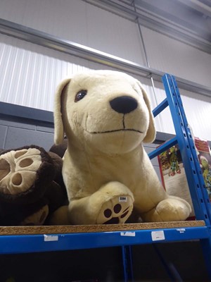 Lot 3394 - Large soft cuddly dog