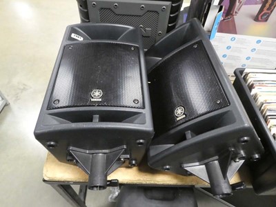 Lot 2461 - Pair of Yamaha Stagepas 300 portable PA speakers
